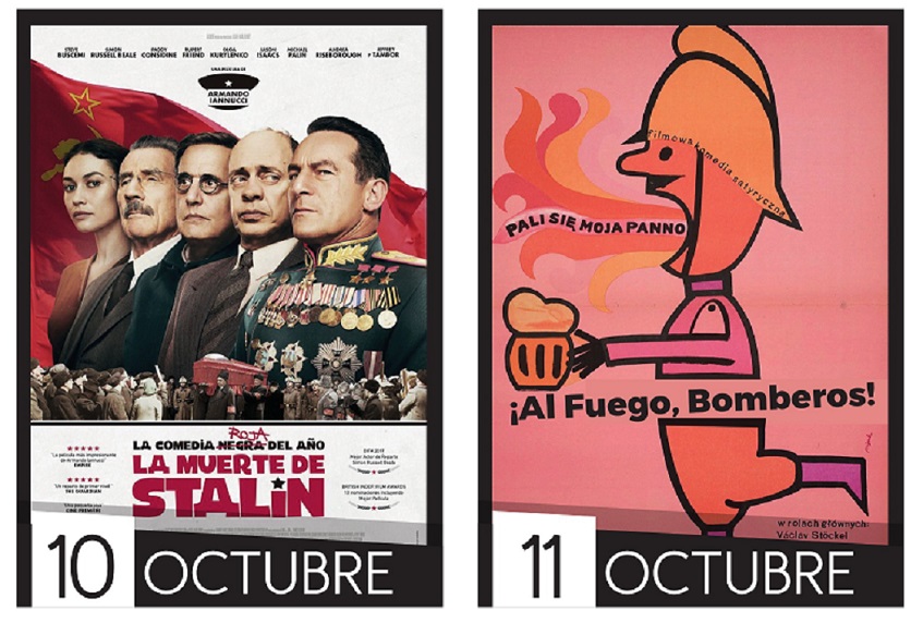   Jueves 10 de octubre.  Película: "La Muerte de Stalin." (2017. Reino Unido. Comedia)  …