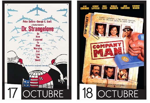   Jueves 17 de octubre.  Película: "Dr. Strangelove." (1964. EE.UU. Comedia)  Viernes …