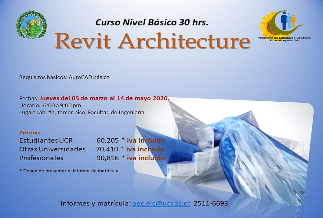 Duración: jueves, del 5 de marzo al 14 demayo, de 6:00 a 9:00 p. m. en el Laboratorio 2, 3er. …