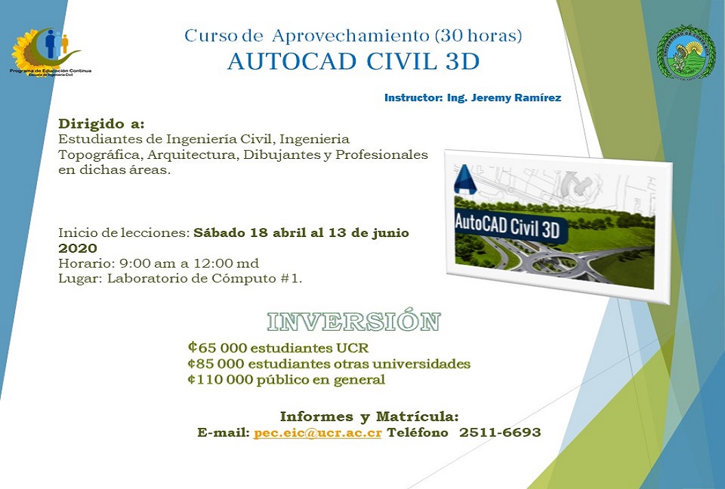 Duración: sábados del 18 de abril al 13 de junio,de 9:00 a. m. a 12:00 m. en el Laboratorio de …