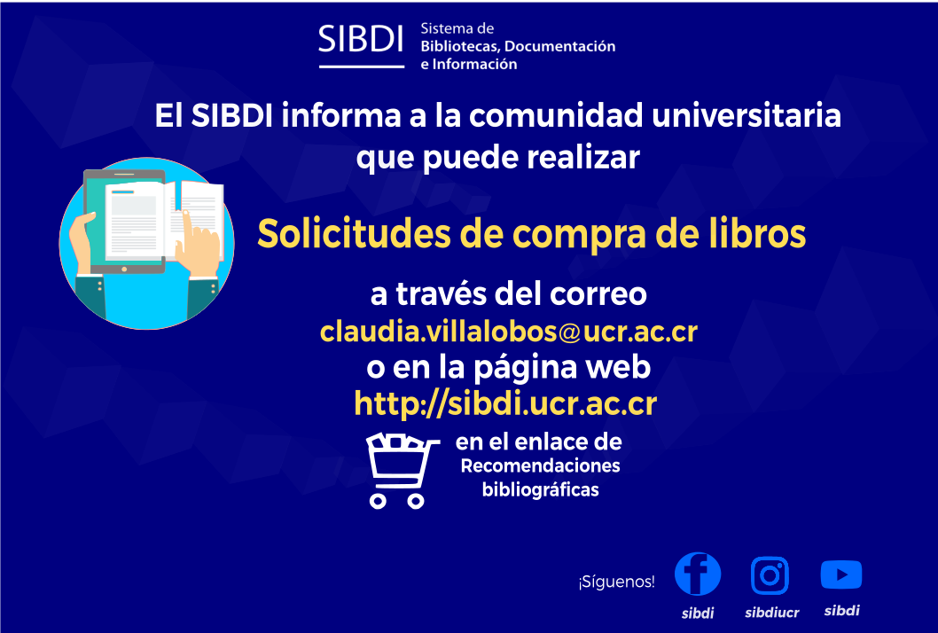  El Sistema de Bibliotecas, Documentación e Información, (SIBDI) informa a la comunidad …