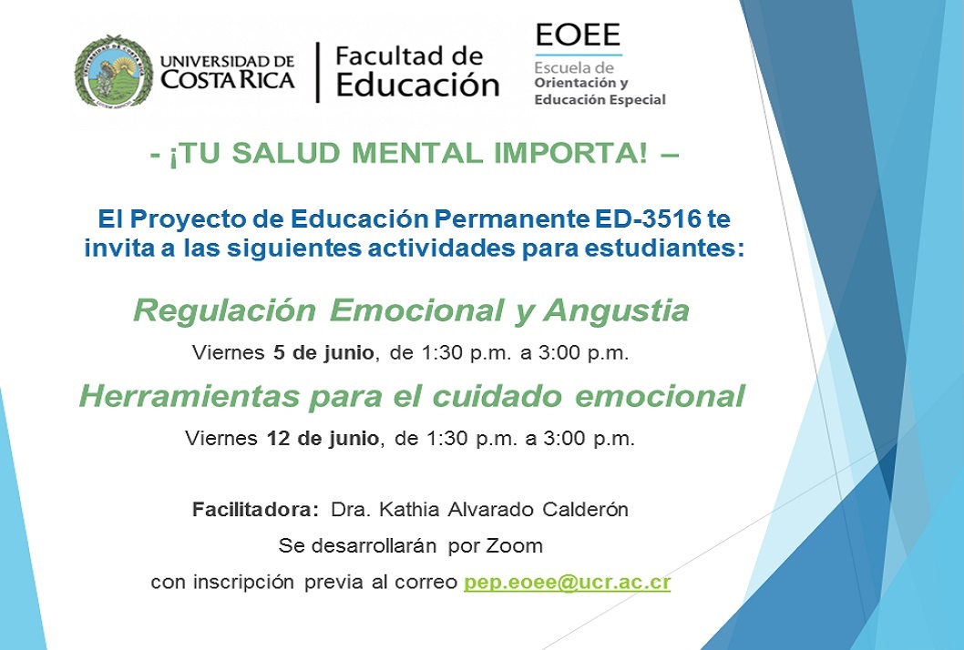  Actividad 1: Regulación Emocional y Angustia, viernes 5 de junio Actividad 2: Herramientas para …