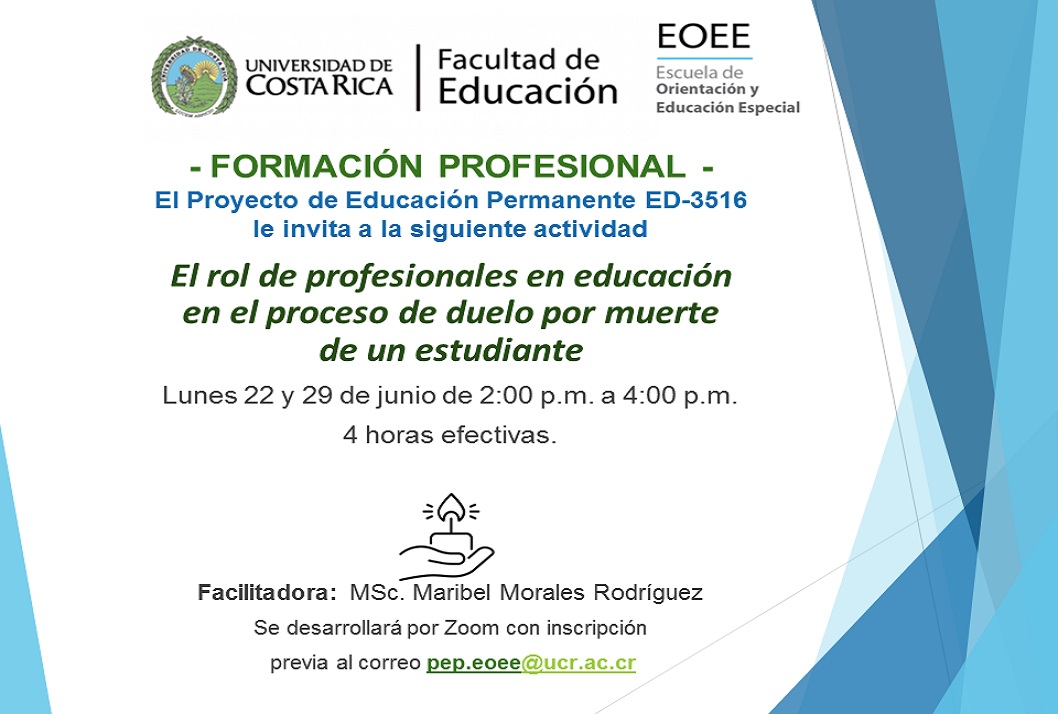  El profesional en Educación que desee inscribirse en la actividad, enviar la solicitud al correo …