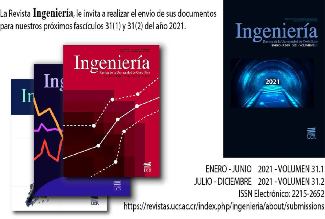  La Revista de Ingeniería le invita a realizar el envío de sus documentos para nuestros próximos …