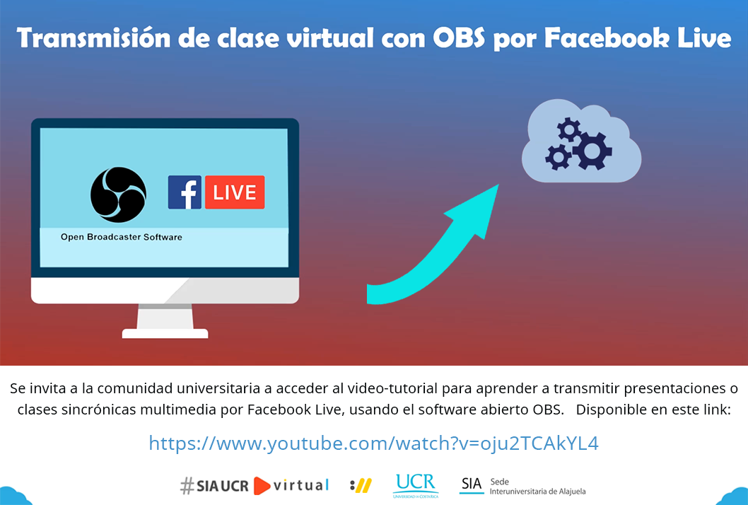 Se invita a la Comunidad Universitaria a acceder alvideo-tutorial para aprender a transmitir …