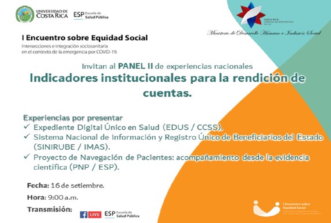  El panel forma parte del "EJE II: Justicia y Equidad: Aportes desde el conocimiento …