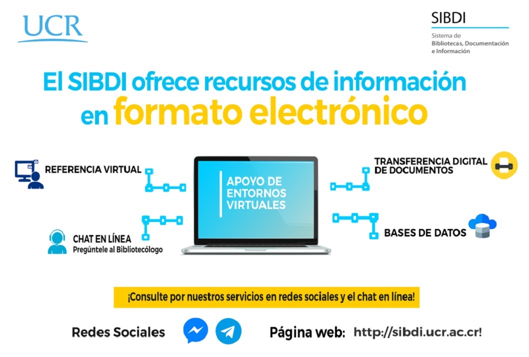  El SIBDI le recuerda que tiene a su disposición diferentes recursos de información en formato …