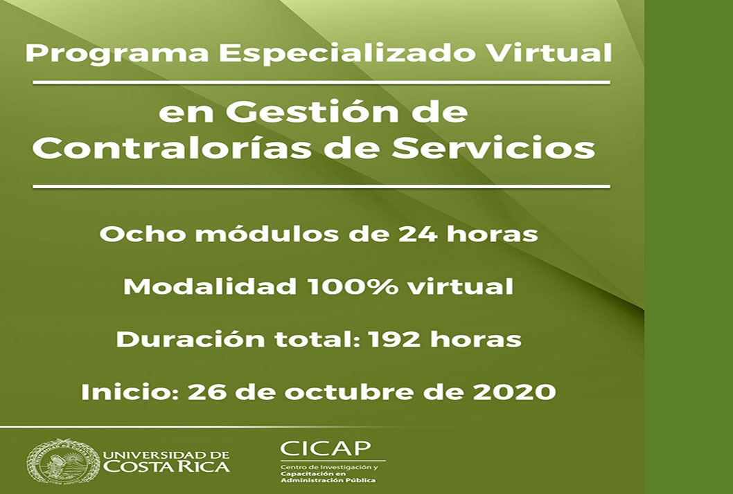  Duración: del 26 de octubre del 2020 al 1 de agosto 2021 (192 horas) Descuento del 10% a …