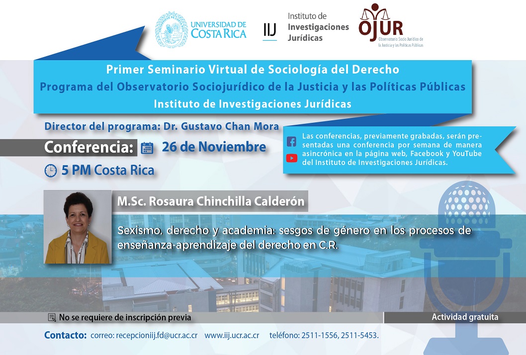  No requiere inscripción previa Visita nuestra página web: https://iij.ucr.ac.cr/ Suscríbete al …