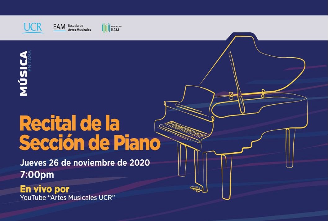  Transmisión en vivo del recital final del 2020, con la participación de estudiantes. 