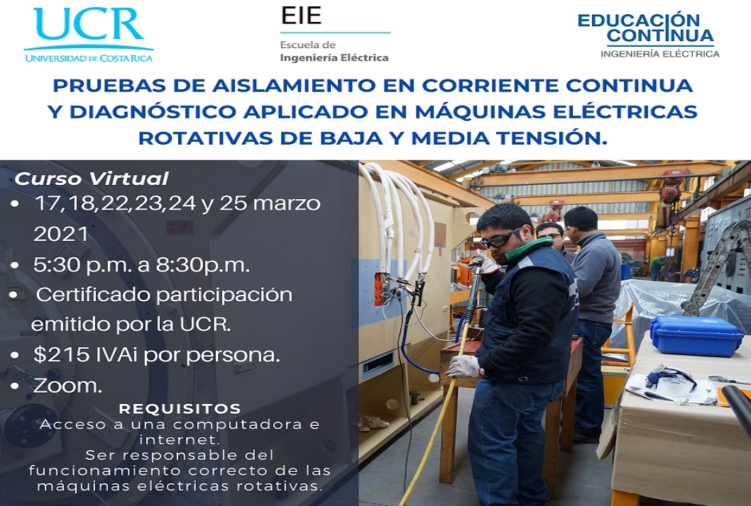  Duración: 17, 18, 22, 23, 24 y 25 de marzo, de 5:30 a 8:30 p. m., más trabajos extra clase …