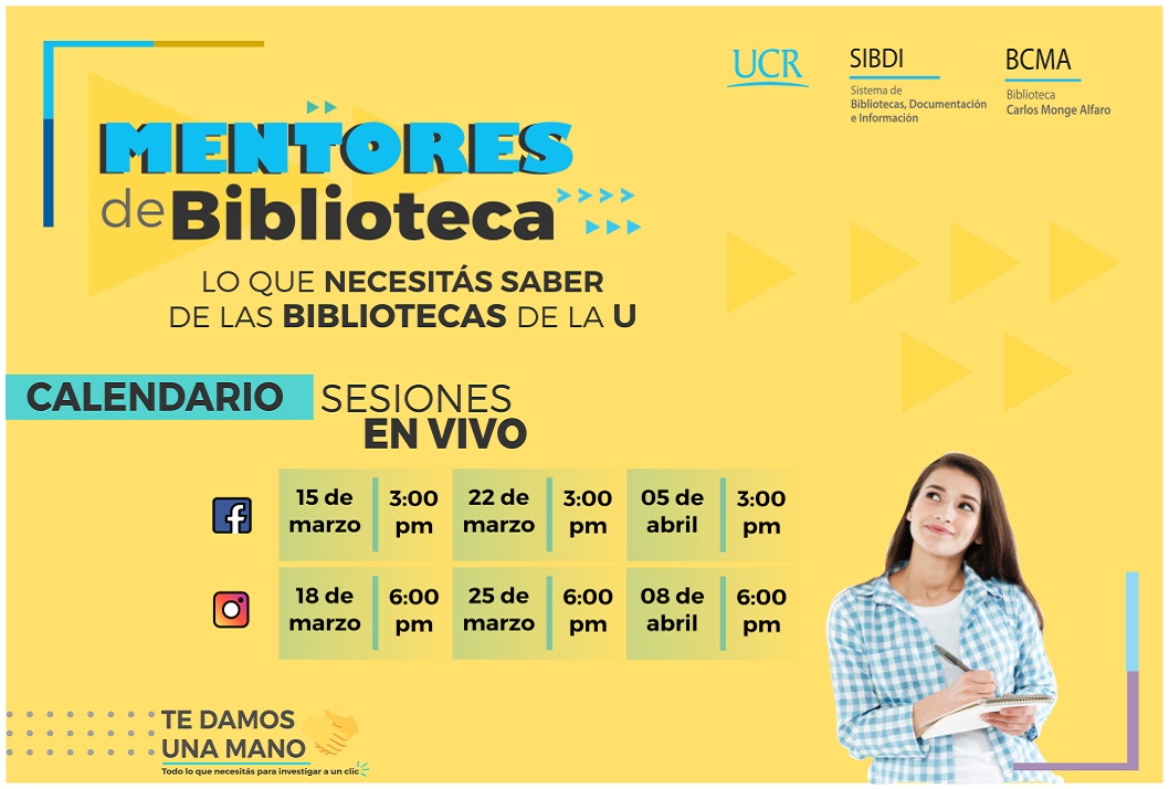  Bienvenido(a) a la UCR! El Sistema de Bibliotecas, Documentación e Información te invita al …