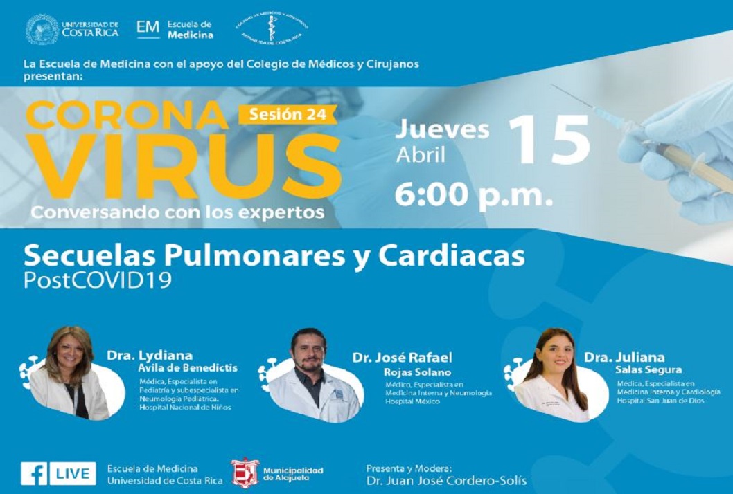  En esta oportunidad para tratar el tema de las secuelas pulmonares y cardiacas postCOVID19 