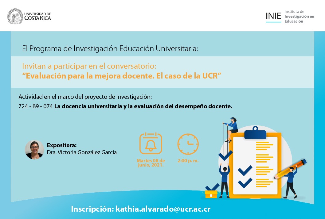  Inscripción: kathia.alvarado@ucr.ac.cr 