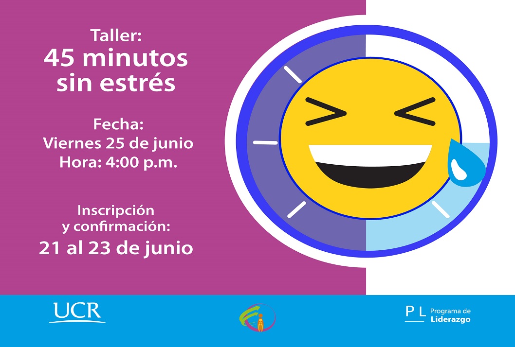  Fecha del taller: viernes 25 de junio, 4:00 p. m. 