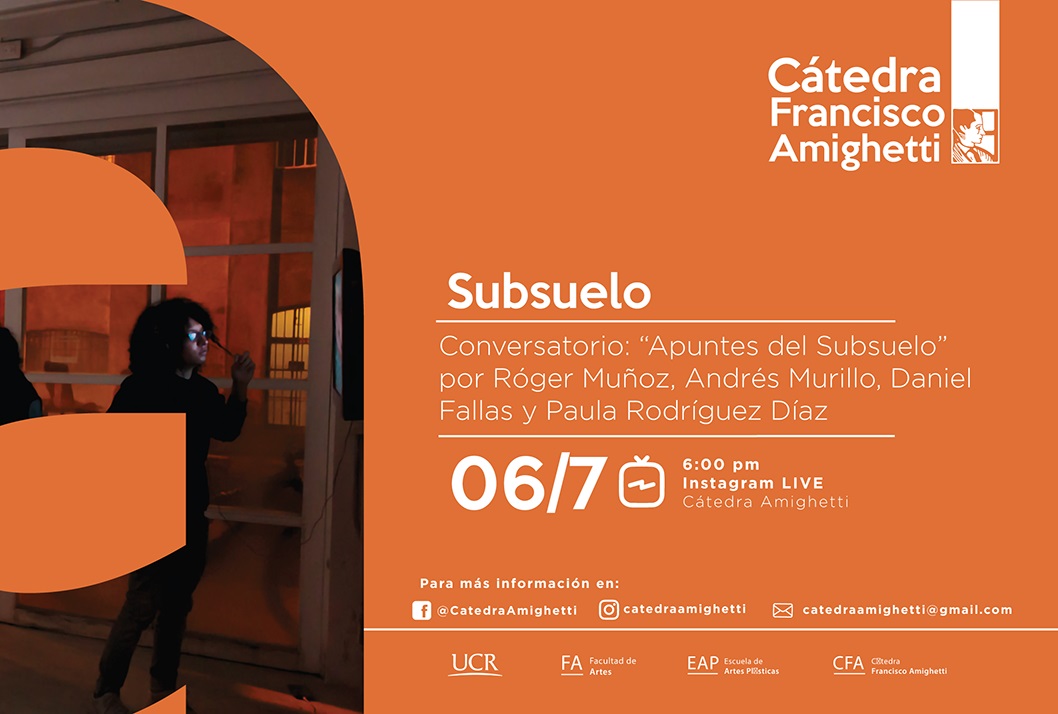  Conversatorio "Apuntes del Subsuelo" por Róger Muñoz, Andrés Murillo, Daniel Fallas y …