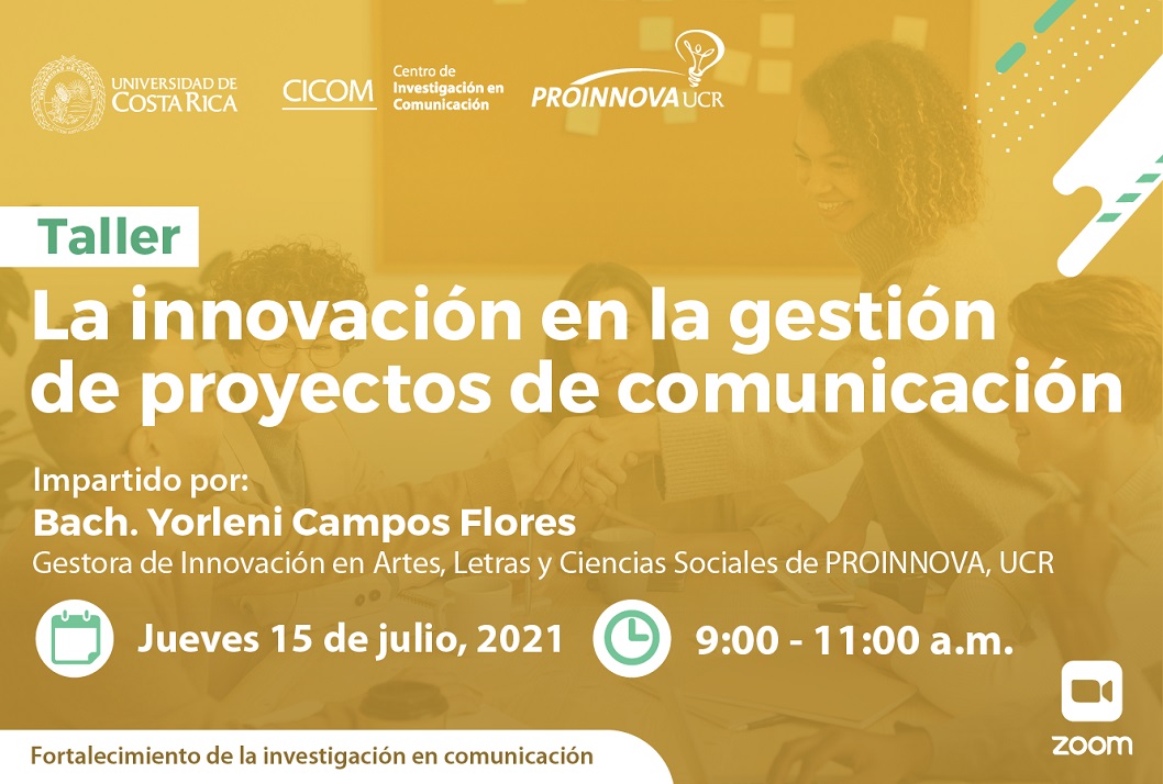  Fecha del Taller: Jueves 15 de julio, 9:00 a. m.  