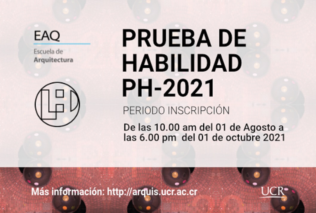  La Prueba de Habilidad de Arquitectura (PH) es requisito para optar por un cupo de carrera. Esta …