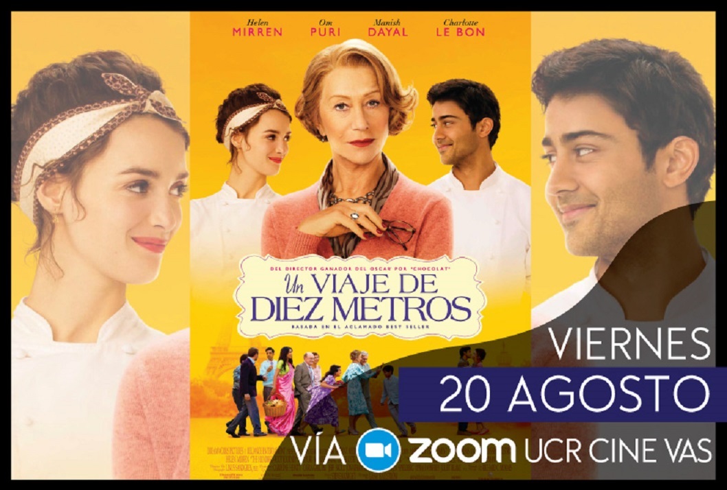  Película:  "Un viaje de 10 metros".   2014.  EE.UU.  Drama / comedia.  Dir.:  Lasse …