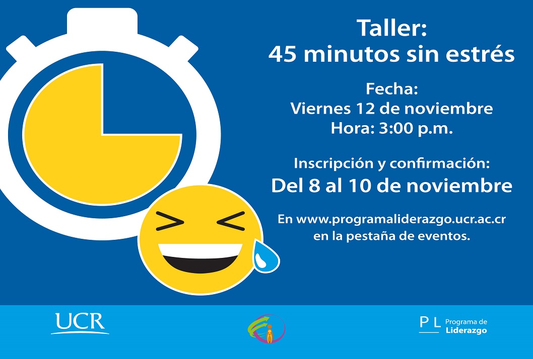  Taller: viernes 12 de noviembre, 3:00 p. m. 