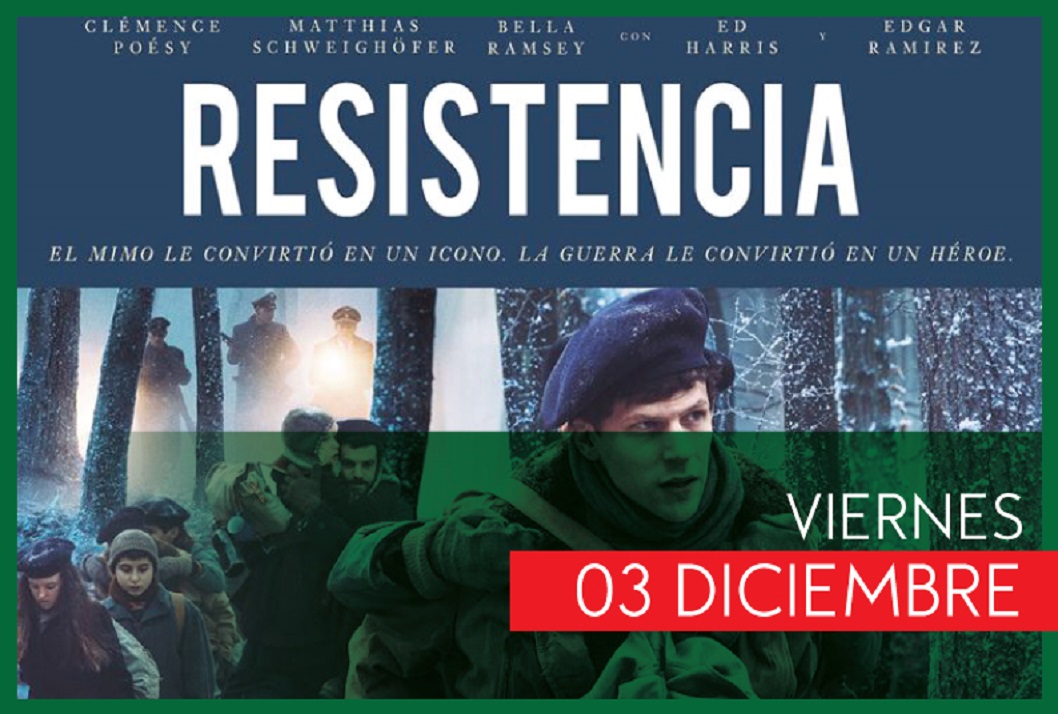  Película: "Resistencia" 2020.  EE.UU. - Francia - Reino Unido.  Drama bélico. …