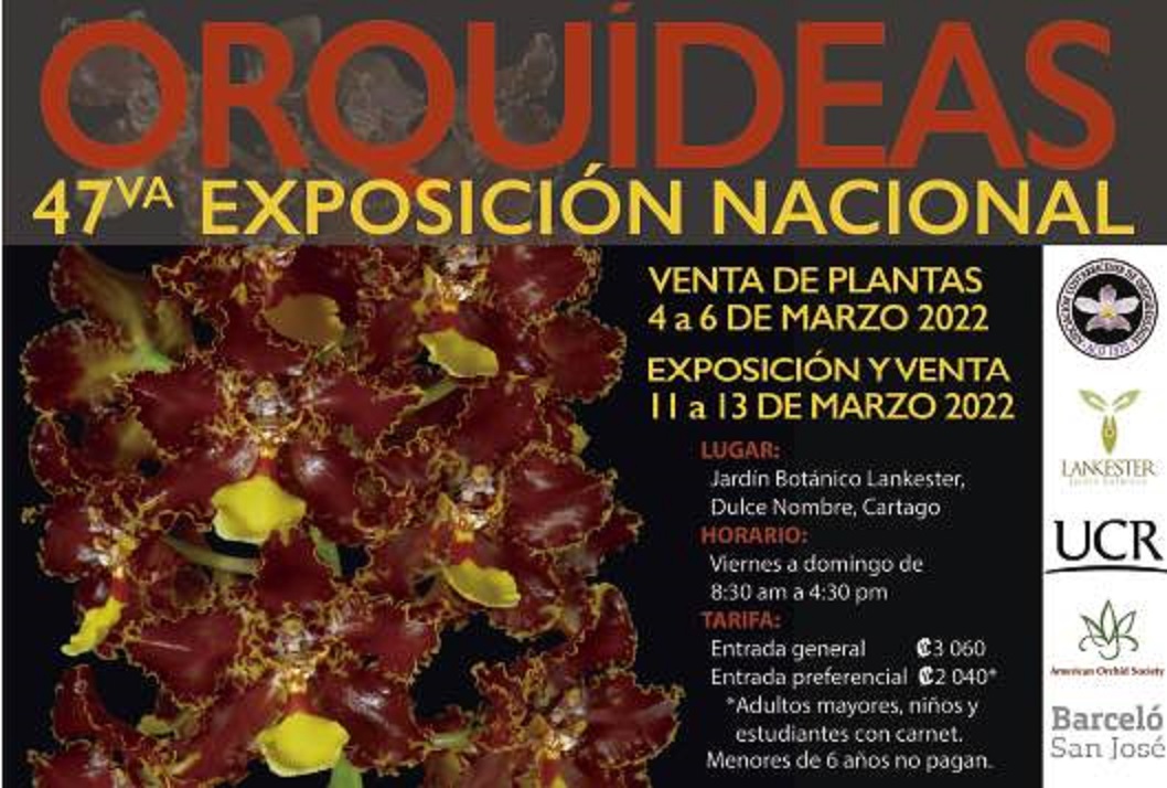  El Jardín Botánico Lankester comunica la realización de la Edición No. 47 de la Exposición …