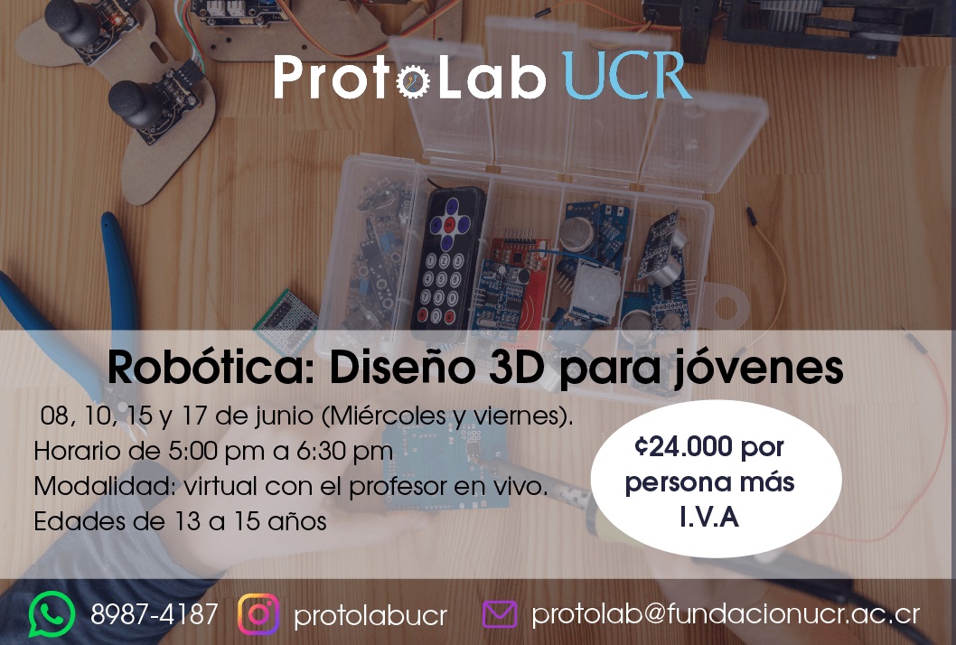  Duración: 08, 10, 15 y 17 de junio (miércoles y viernes), de 5:00 a 6:30 p. m. (Virtual) 