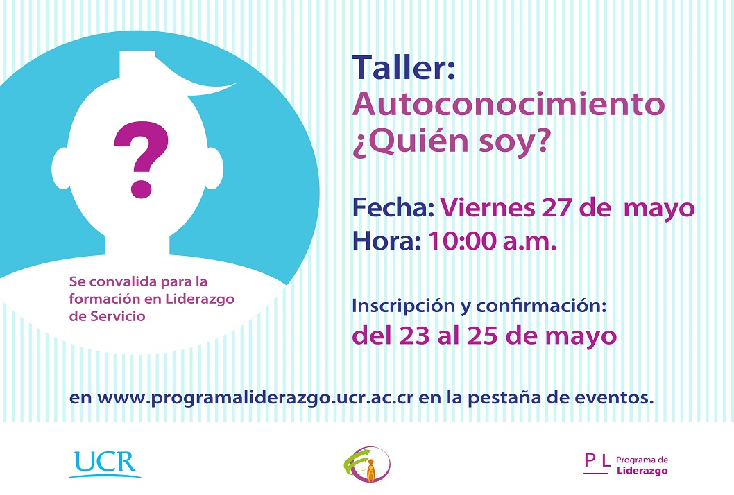  Fecha del taller: viernes 27 de mayo, 10:00 a. m. Se convalida para la formación en Liderazgo de …