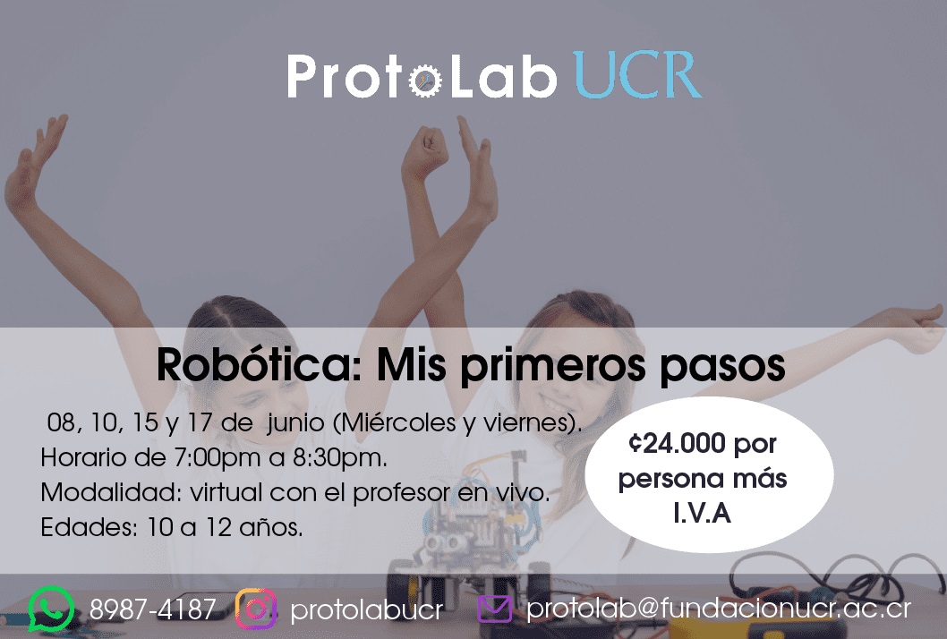 Duración: los miércoles y viernes 8, 10, 15 y 17 de junio de 7:00 a 8:30 p. m. (virtual) 