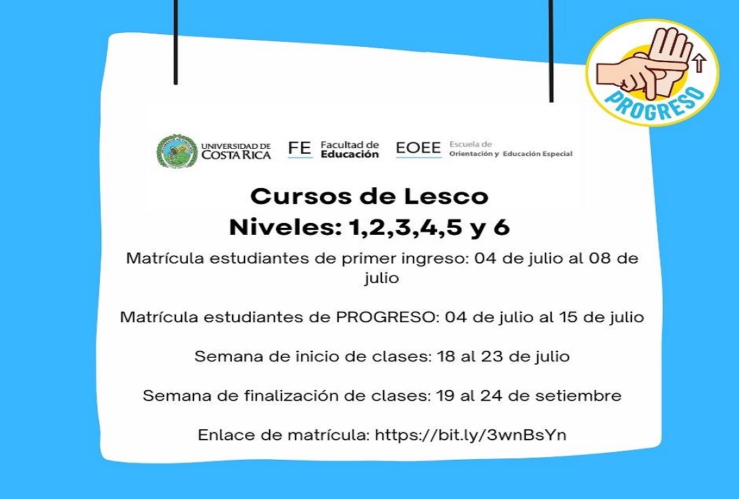  Semana de inicio de clases: del 18 al 23 de julio Semana de finalización de clases: del 19 …