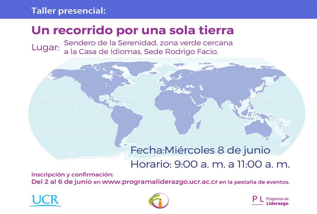  Fecha del taller: Miércoles 8 de junio, de 9:00 a 11:00 a. m. en el Sendero de la Serenidad, …