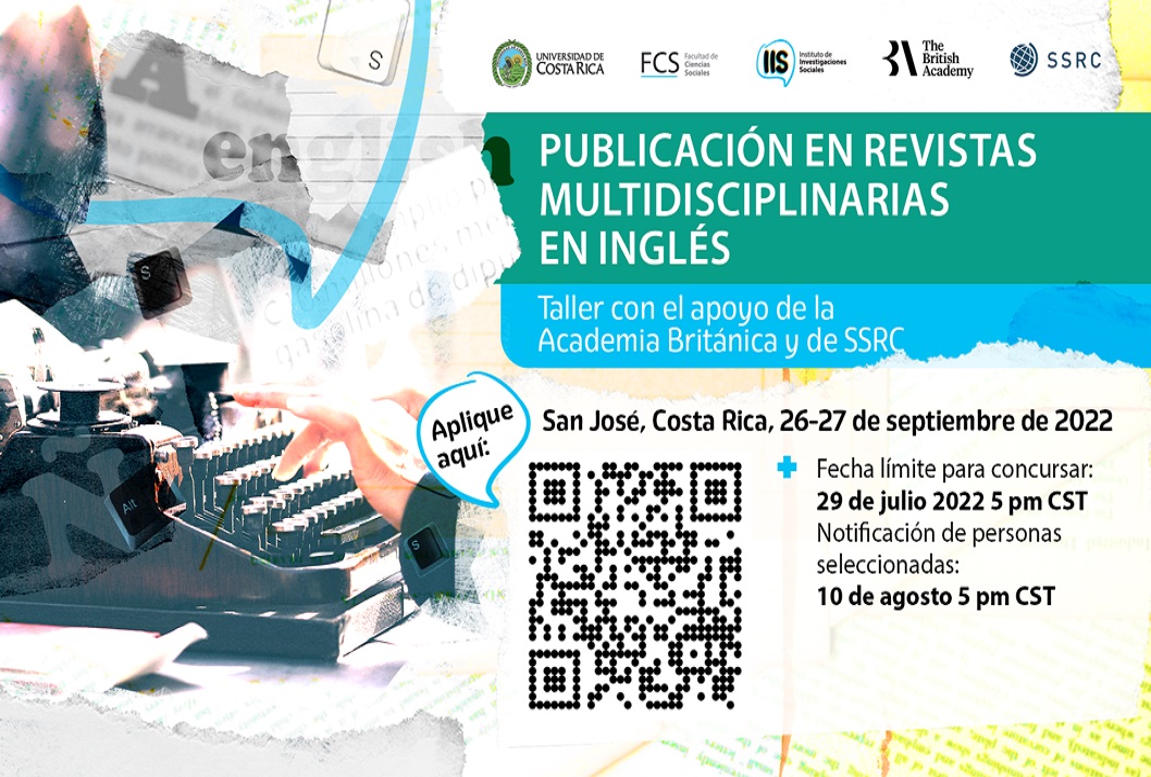  ¿Le gustaría publicar un artículo en inglés? El IIS le invita participar del Taller: Publicación …