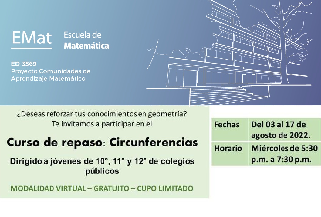 Duración: los miércoles, del 3 al 17 deagosto, de 5:30 a 7:30 p.m. por medio de …