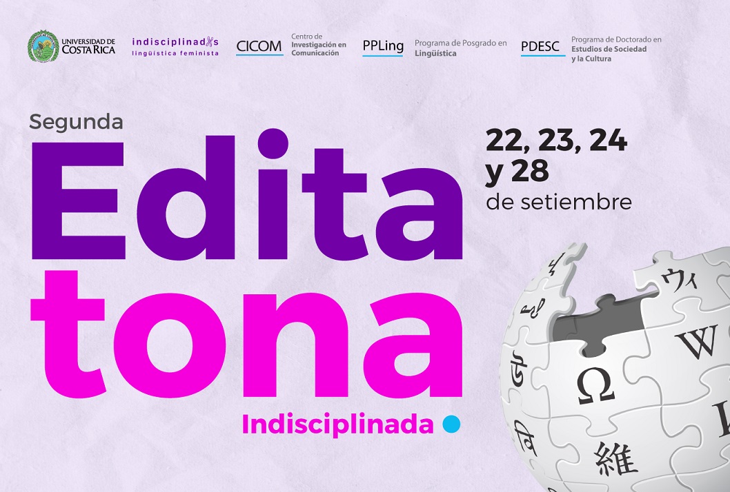  Un evento que contempla diversas actividades virtuales y sin costo.  Editatona Indisciplinada …