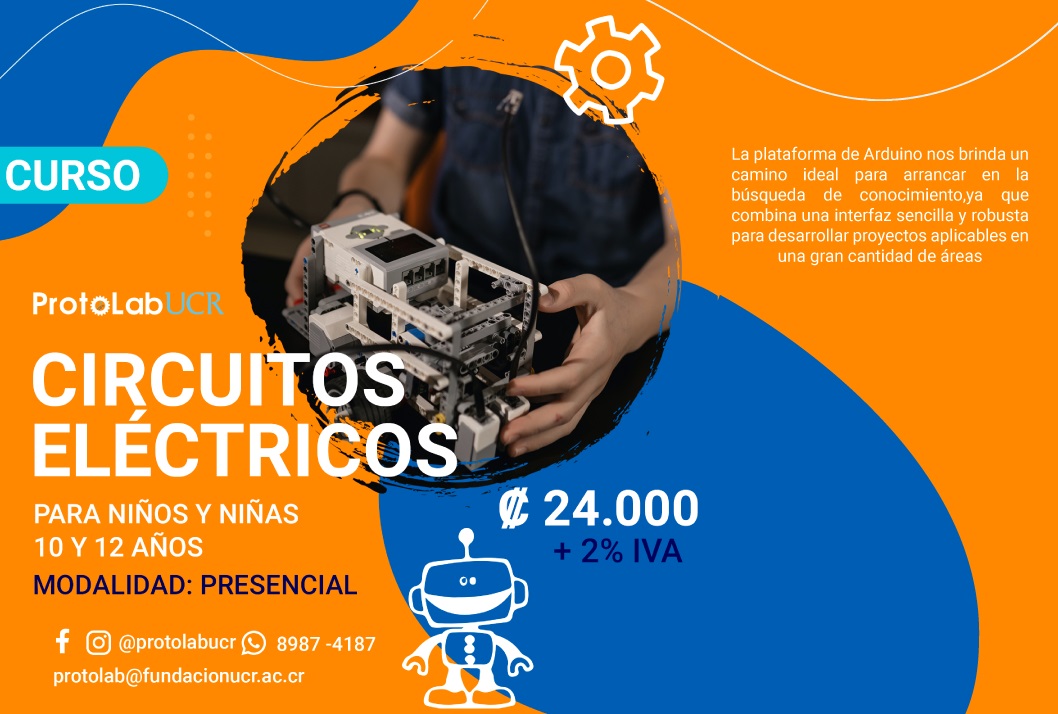  Duración: 15, 17,  22, 24 de noviembre (martes y jueves) en las Instalaciones Protolab UCR …