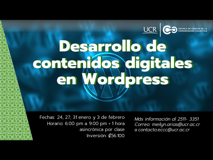 Formulario de inscripción: https://forms.gle/iLpP62FLNFE1rB9B6Programa del curso disponible en: …