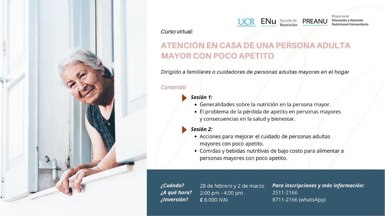 Sesión 1:Generalidades sobre la nutrición en la persona mayorEl problema en la pérdida de …