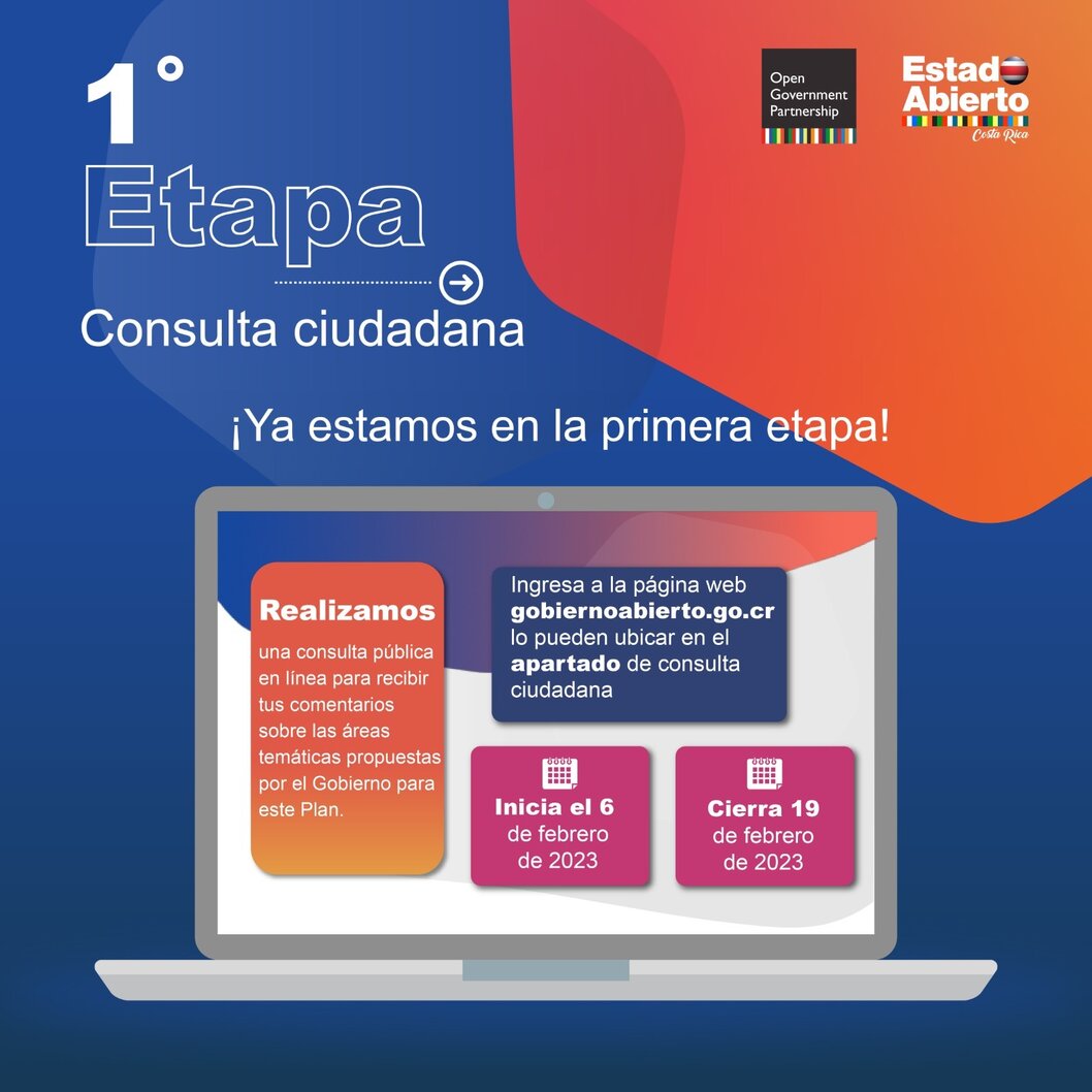  Su opinión es el insumo fundamental para poder construir el V Plan de Acción de Estado Abierto …