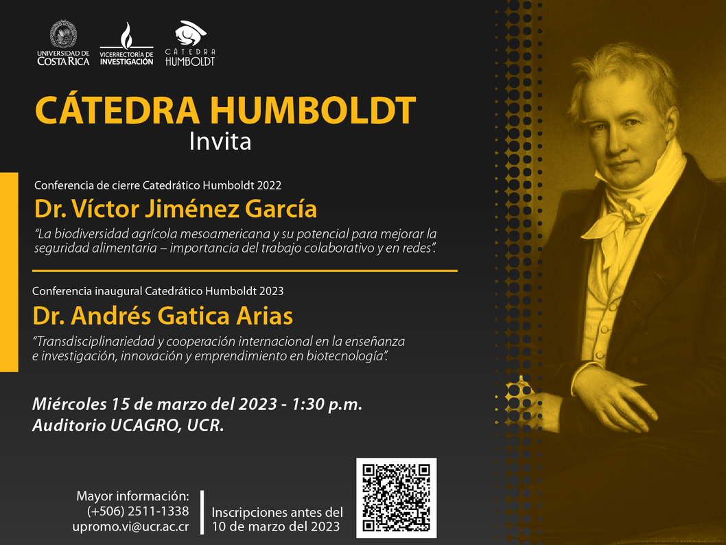  Conferencia de cierre Catedrático Humboldt 2022.  Doctor Víctor Jiménez García “La biodiversidad …