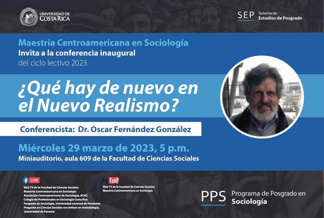  Se transmitirá por:  FACEBOOK LIVE:  Facultad de Ciencias Sociales, Maestría Centroamericana en …