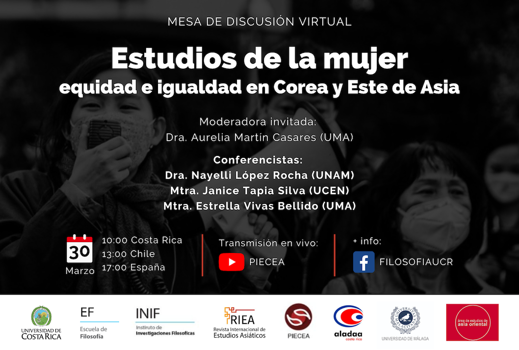  La transmisión en vivo de YouTube también se compartirá por el Facebook de Korean Studies UCR y …