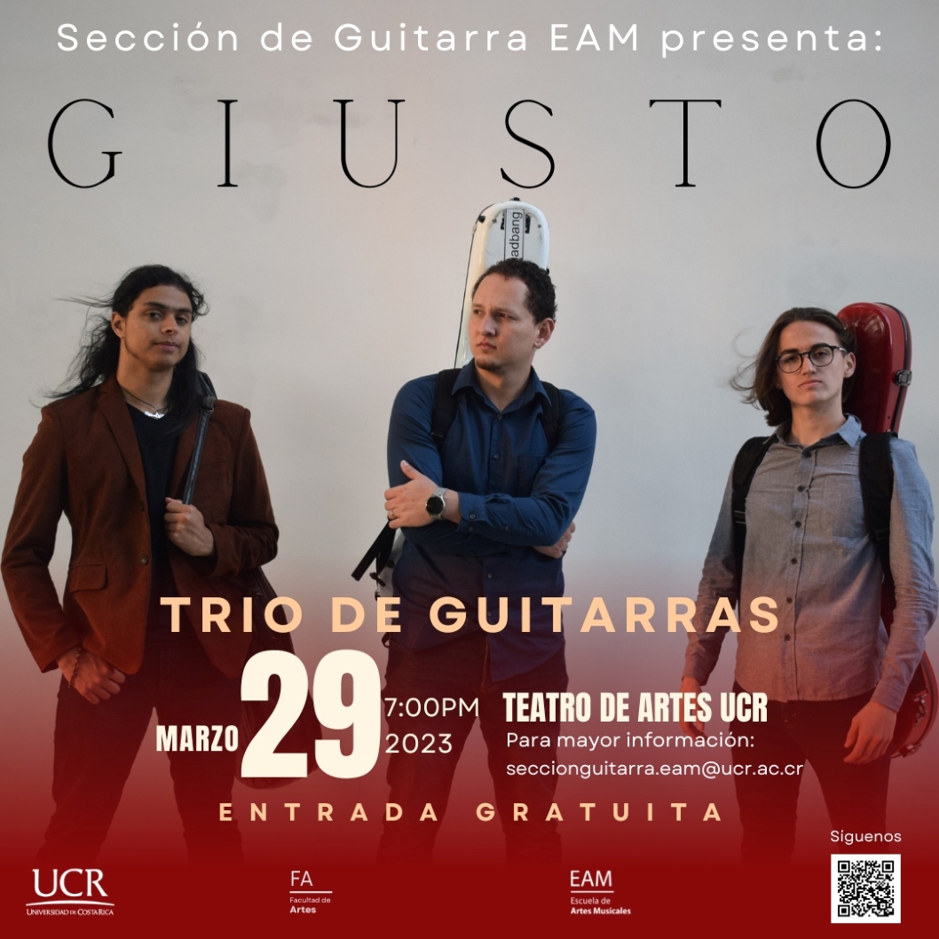  La Sección de Guitarras de la Escuela de Artes Musicales invita a la comunidad universitaria y …