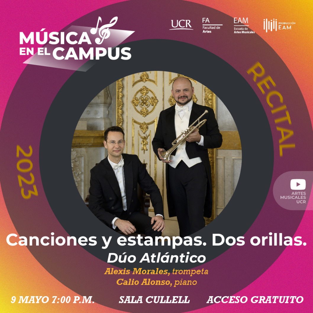  El dúo formado por el trompetista costarricense Alexis Morales y el pianista español Calio …