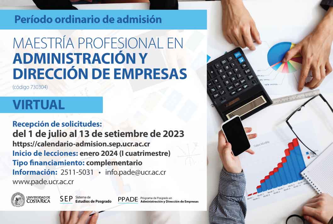  Maestría Profesional en Administración y Dirección de Empresas (100% virtual) Inicio de …