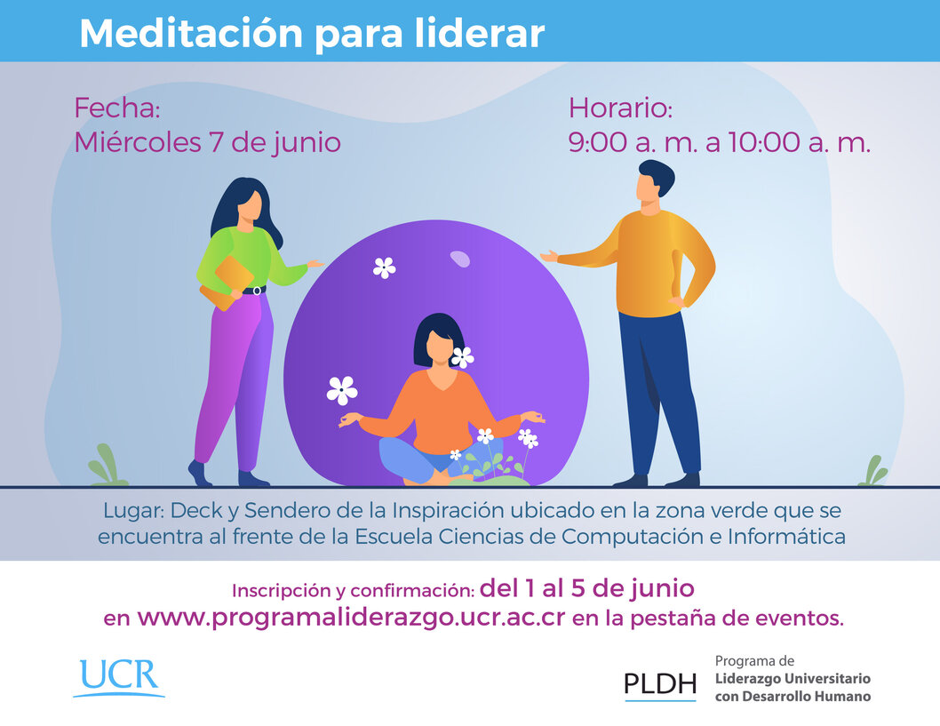  Fecha: Miércoles 7 de junio / Horario: 9:00 a 10:00 a. m.   