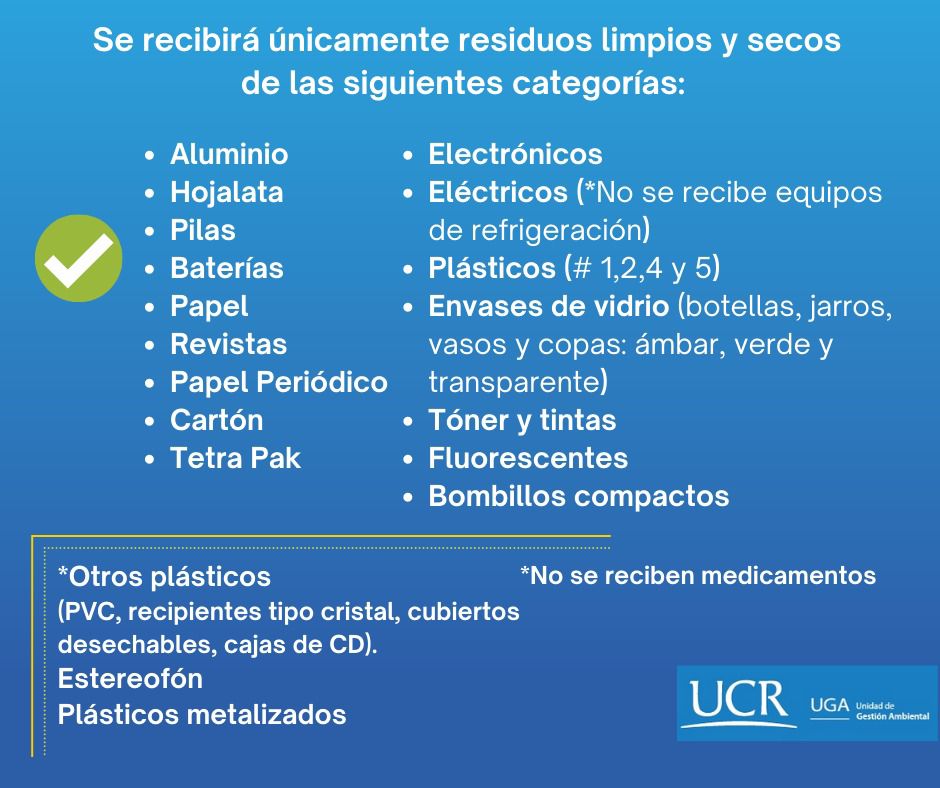  Estaremos recibiendo residuos secos y previamente clasificados según: vidrio, papel y cartón, …