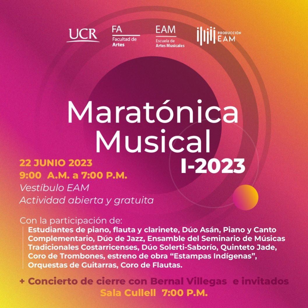  Con una gran diversidad de propuestas esta semana el vestíbulo de la Escuela de Artes Musicales …