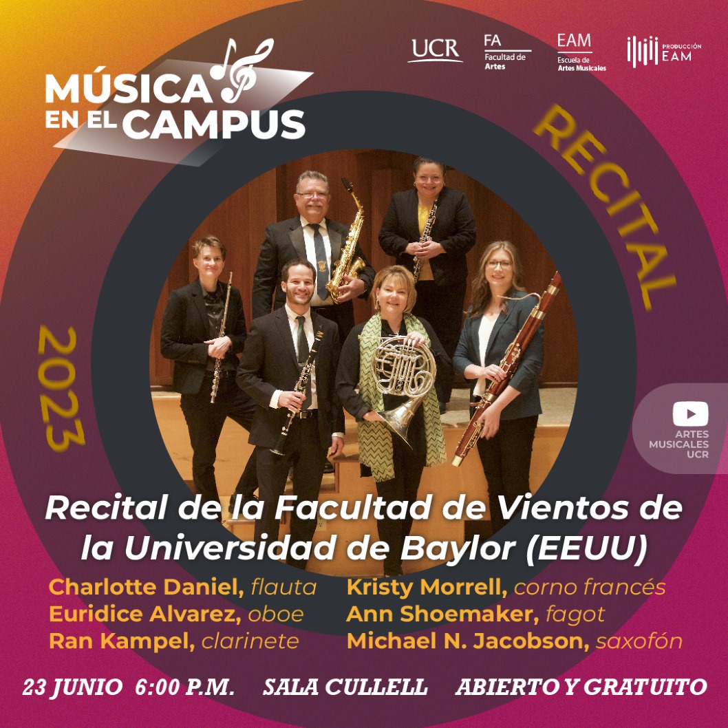  Disfrute un concierto a cargo de docentes de la cátedra de vientos maderas de la Universidad de …