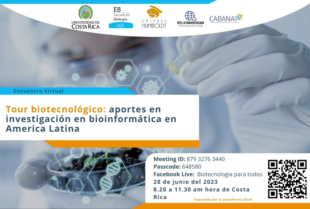  Código de la reunión 879 3276 3440 acceso 648580 Facebook Live: Biotecnologia para todos 