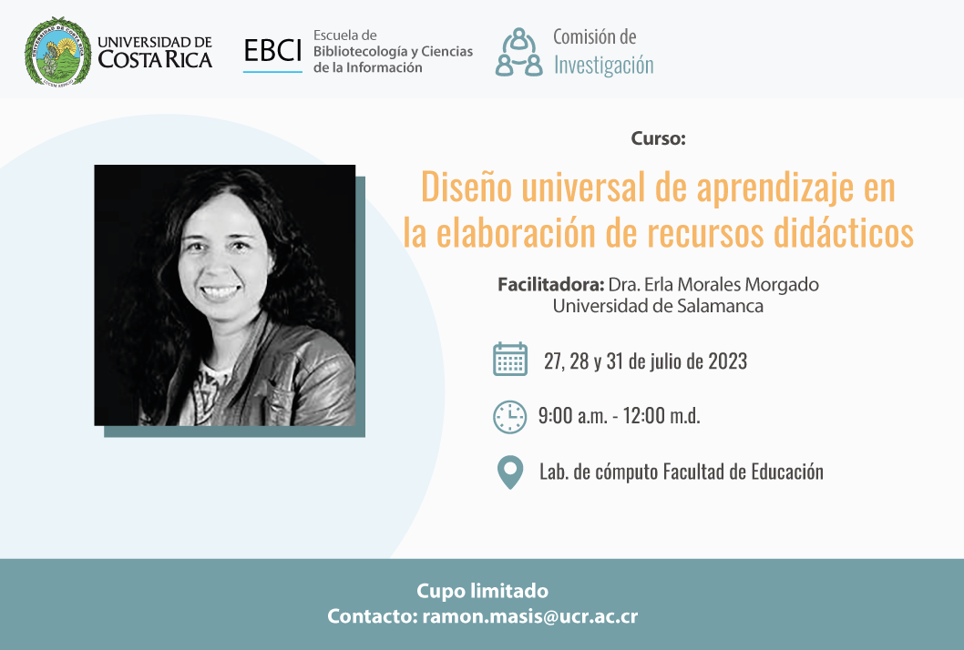 Cursos: Diseño universal de aprendizaje en la elaboración de recursos didácticos